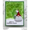 THE GNOME AND THE MISTLETOE RUBBER STAMP